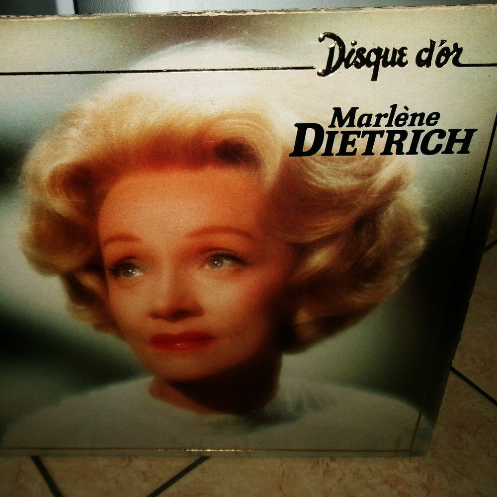 Marlene Dietrich Disque D'Or France 1984 Mint Lp - pop german actress cabaret